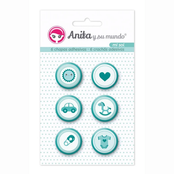 PACK6 CHAPAS ADHES. MI SOL 25MM GRAFOPLAS REF.37010210 PACK6 CHAPAS ADHES. MI SOL 25MM GRAFOPLAS REF.37010210